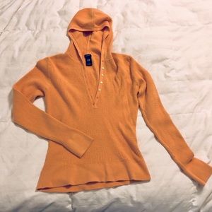 GAP Hooded Henley Thermal Top
